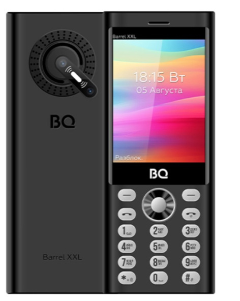фото Мобильный телефон  BQ 3598 Barrel XXL Black+Silver в Уфе