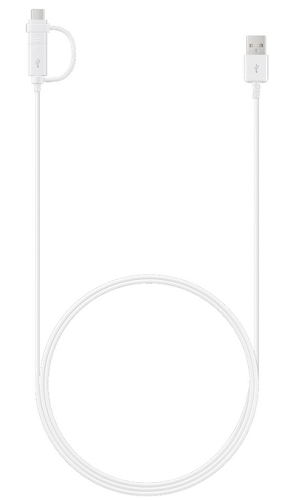 

Кабель Samsung EP-DG930DWEGRU USB A(m)-microUSB/USB Type-C, 1.5м, белый, EP-DG930DWEGRU