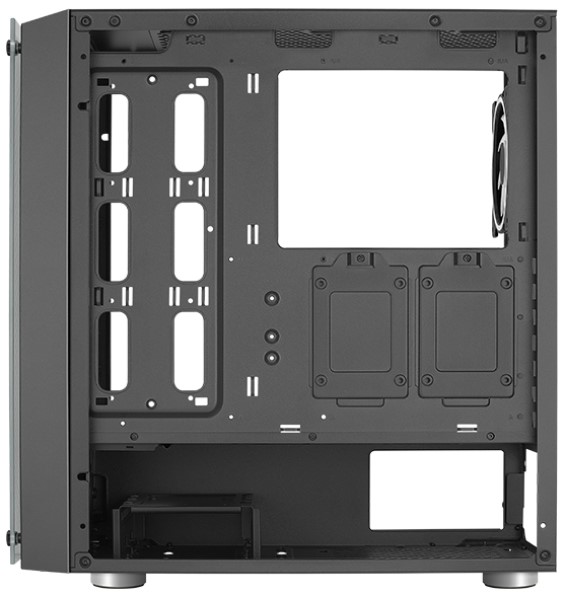 

Корпус ATX AeroCool Skribble 4711099472888 черный, без БП, боковая и фронтальная панели из закаленного стекла, 2*USB 3.0, audio, Skribble