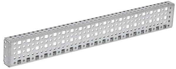 Изображение товара Рейка IEK YKM40D-FO-VRB-080 монтажная для каркасов и панелей