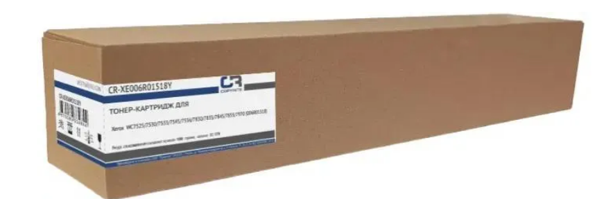 

Тонер-картридж CopyRite CR-XE006R01518Y для Xerox WC7525/7530/7535/7545/7556/7830/7835/7845/7855/7970, 15000стр, yellow, CR-XE006R01518Y