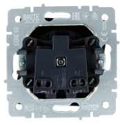 фото Розетка без заземления  IEK BR-R10-10-K46