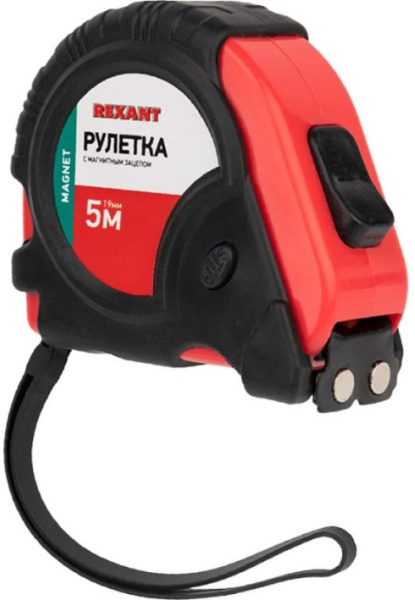 Изображение товара Рулетка Rexant 12-9014 строительная 5 м обрезиненный корпус магнитный зацеп
