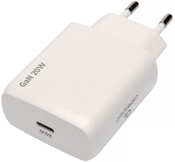 

Зарядное устройство сетевое Cablexpert MP3A-PC-59 Зарядное устройство Cablexpert 20Вт GaN, 3А, QC4.0/PD, 1xType-C, белый, пакет, MP3A-PC-59