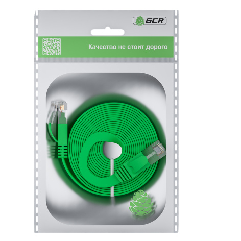 фото Кабель патч-корд U/UTP 6 кат. 3м GCR GCR-52842 в Челябинске