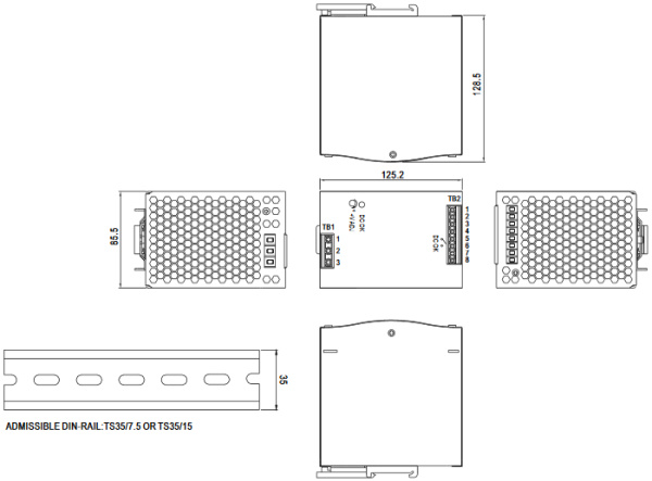 фото Преобразователь AC-DC сетевой Mean Well SDR-480-48 в Уфе