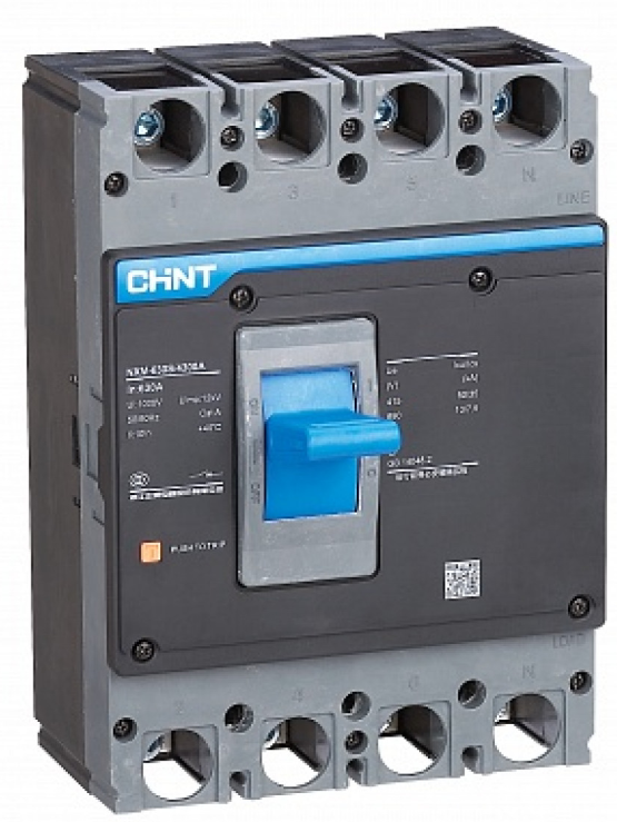 

Автоматический выключатель в литом корпусе CHINT 844326 3P, 125А, 35кА, NXM-160S, 844326