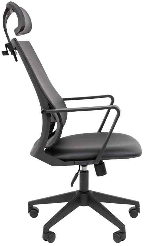 

Кресло офисное Chairman 545 7198886 Россия экокожа черный, 545