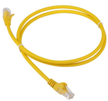 

Кабель патч-корд U/UTP 5e кат. 7м. Lanmaster LAN-45-45-7.0-YL желтый, LAN-45-45-7.0-YL