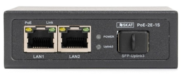 фото Коммутатор  Бастион SKAT PoE-2E-1S в Перми