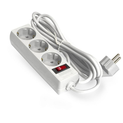 Изображение товара Удлинитель Exegate EC-3-5W с кабелем 5 м и 3 розетками для дома и офиса