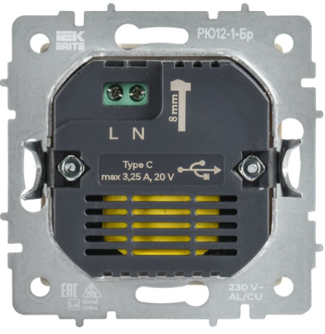 фото Розетка USB  IEK BR-U13-065-K47 в Санкт-Петербургe