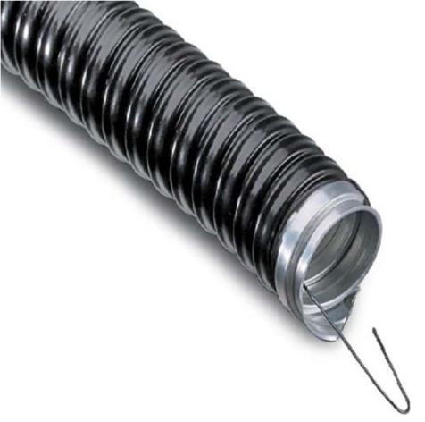 Изображение товара Металлорукав Rexant 28-0150-20 из оцинкованной стали с ПВХ покрытием 20 м