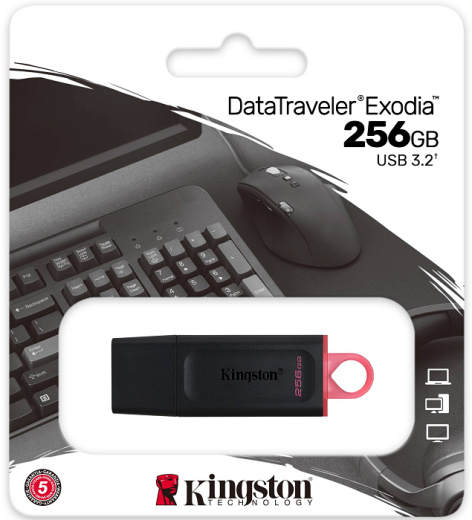 фото Накопитель USB 3.2 256GB Kingston DataTraveler Exodia в Перми
