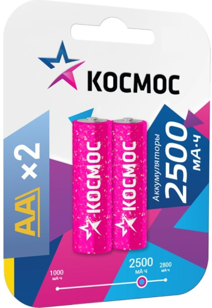 Изображение товара Аккумулятор Космос KOCR6NIMH2500MAH2BL