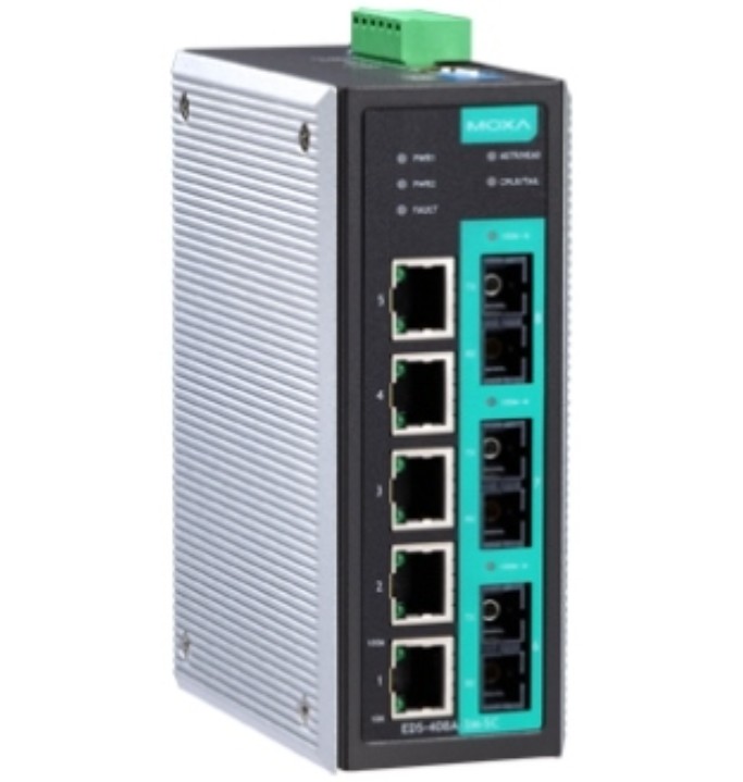 

Коммутатор управляемый MOXA EDS-408A-3S-SC-48 5x10/100 BaseTx ports, 3 single mode 100BaseFx, SC, EDS-408A-3S-SC-48