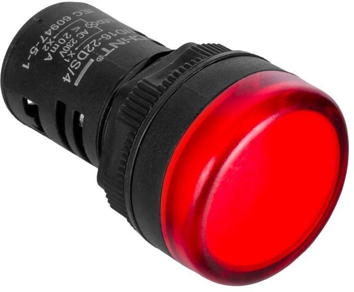 

Индикатор CHINT 828165 ND16-22DS/4C красный, компактный, встр. конденсатор, IP65 АС230В, 828165