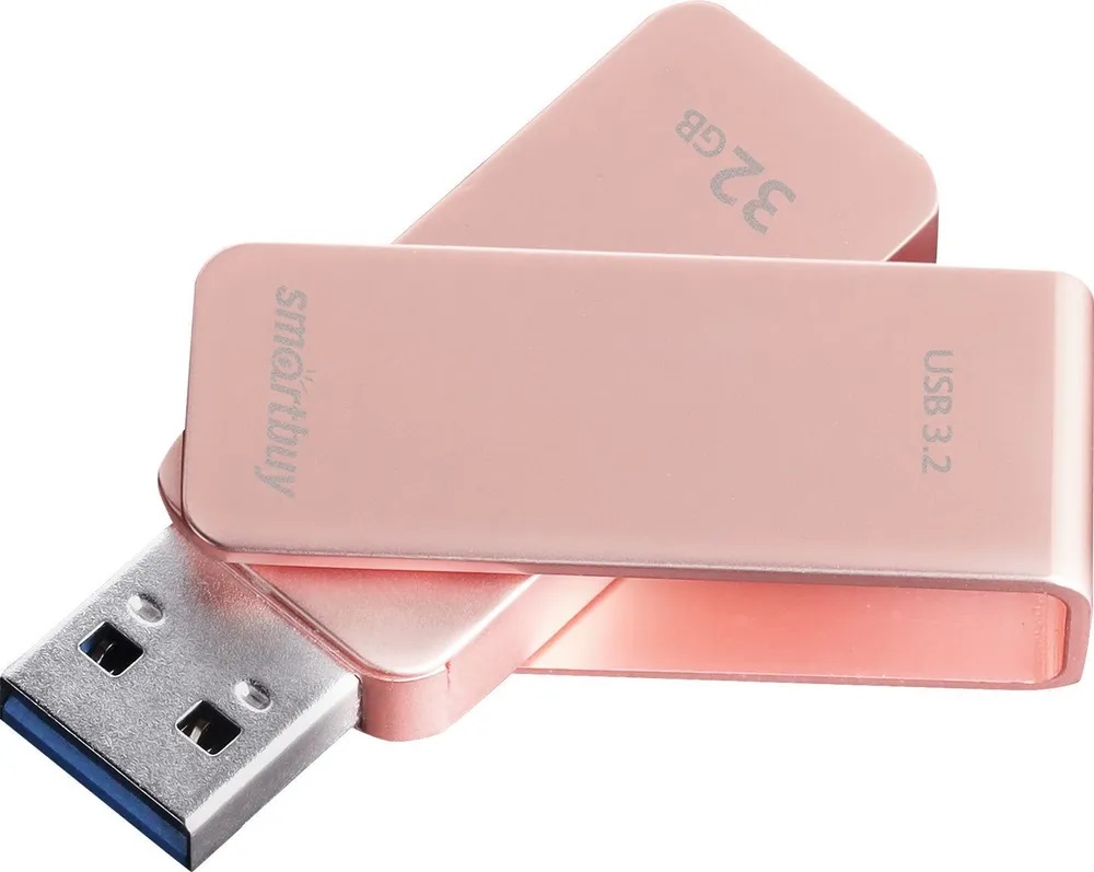 

Накопитель USB 3.0 32GB SmartBuy SB032GM1A M1 розовый металлик, SB032GM1A