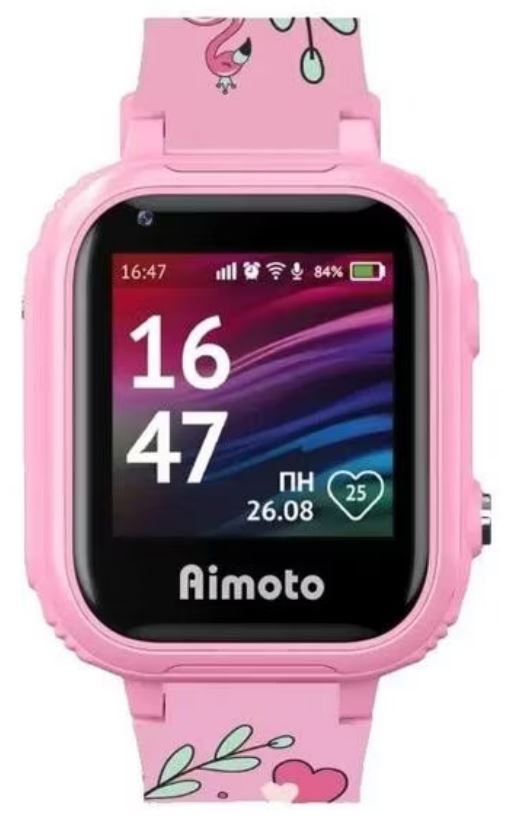 

Часы Aimoto Pro 4G 8100821 цвет: фламинго, Pro 4G
