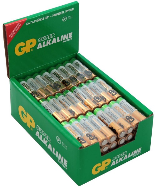 

Батарейка GP Super Alkaline 24ARS LR03 1.5V, 96шт, size AAA, Super Alkaline 24ARS LR03