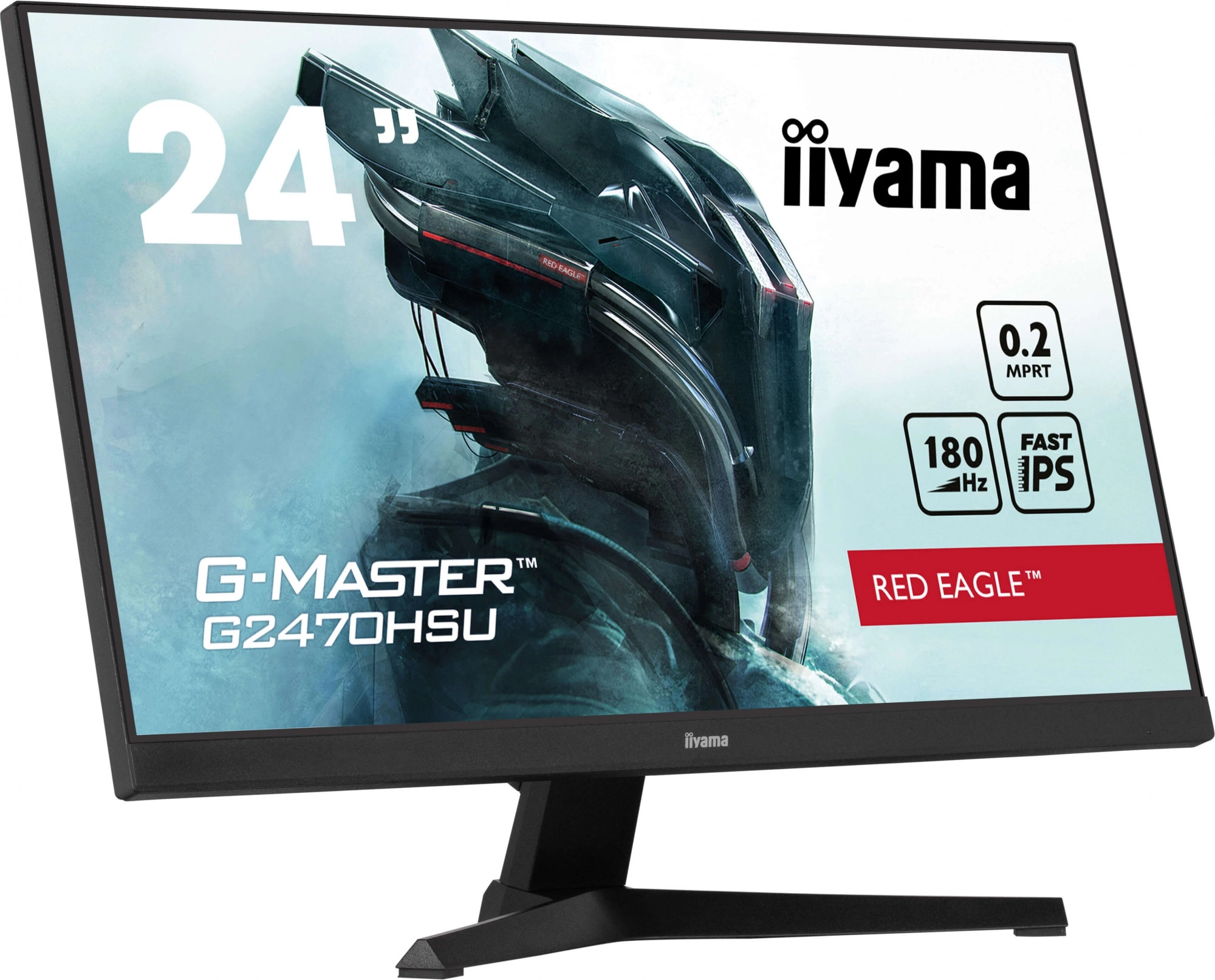 

Монитор 23,8" Iiyama G-Master GB2470HSU-B6 1920x1080 LED, 16:9, IPS, 300cd, 1000:1, 80M:1, 0.2ms, 178/178, DP, HDMI, USB, 180Hz, Speakers, Tilt, HAS,, G-Master