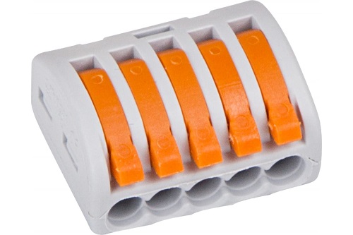 

Клемма Rexant 06-0202-B5 универсальная СМК 222-415, 5-проводная серая 0,08-2,5/4 мм2, 06-0202-B5