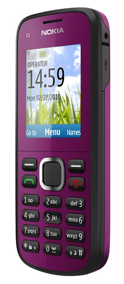 фото   Nokia C1-02 Plum