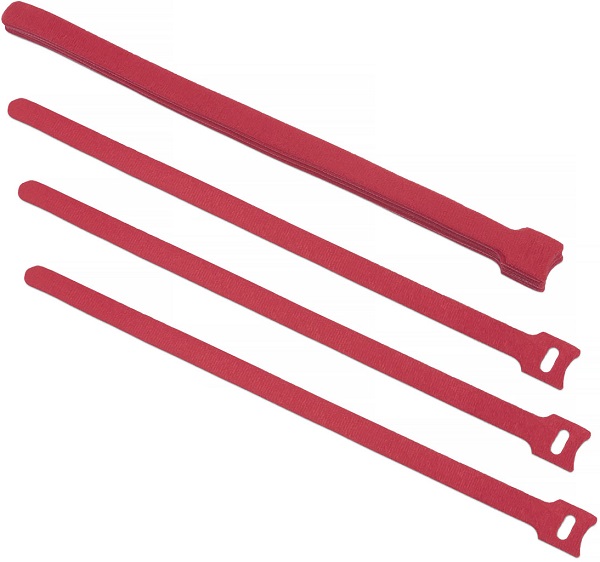 

Хомут Cabeus CLAMP-310-RD для кабеля, липучка с мягкой застежкой, 310x14 мм, красный (10 шт.), CLAMP-310-RD