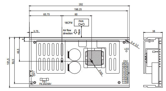 

Преобразователь AC-DC сетевой Mean Well USP-225-12 225Вт, вход 90…264V AC, 47…63Гц /127…370В DC, выход 12В/0…18.7A, рег. вых=-5+10%Uном, изоляция 3000, USP-225-12