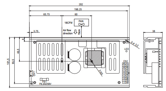 фото Преобразователь AC-DC сетевой Mean Well USP-225-12 в Уфе