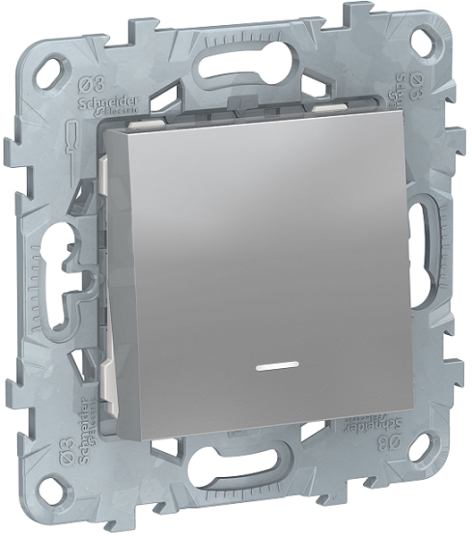 Изображение товара Выключатель Schneider Electric NU520130N серия Unica New с подсветкой IP21