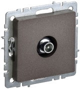 фото Розетка телевизионная проходная IEK BR-A10-P-K45