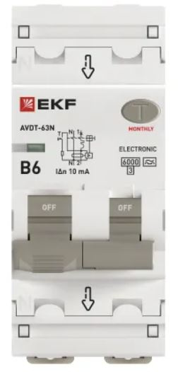 фото Автомат дифференциальный EKF D63N26EA6B10 в Челябинске