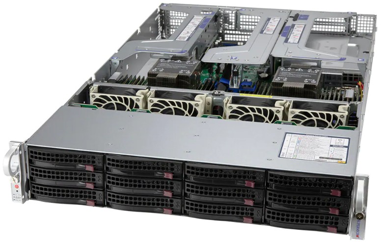 

Сервер Supermicro SYS-620U-TNR_1004 Super Server 2U 620U-TNR 2*6326/32*64GB/8xPM1653 960GB SAS/A5000/AOC-S3108L-H8IR/2*10GBE SFP+/2*2000W, SYS-620U-TNR_1004