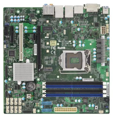 Изображение товара Материнская плата mATX Supermicro MBD-X11SAE-M-B