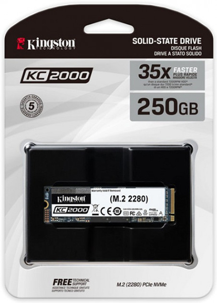фото Накопитель SSD M.2 2280 Kingston SKC2000M8/250G