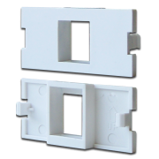 фото Вставка Lanmaster LAN-MBP-1OK-WH