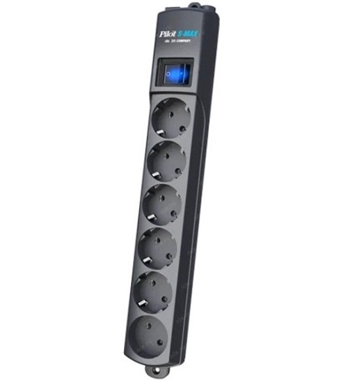 

Источник бесперебойного питания ZIS S-Max 7M Surge protector Pilot S Max (5 euros + 1GP), 15A/3.5kVA, automatic, 7 m, graphite, Pilot S-Max 7M