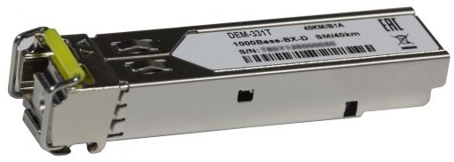 

Трансивер D-link 331T/40KM/B1A 1x1000Base-BX-D (Tx:1550 нм, Rx:1310 нм) для одномодового оптического кабеля 40 км, 331T/40KM/B1A