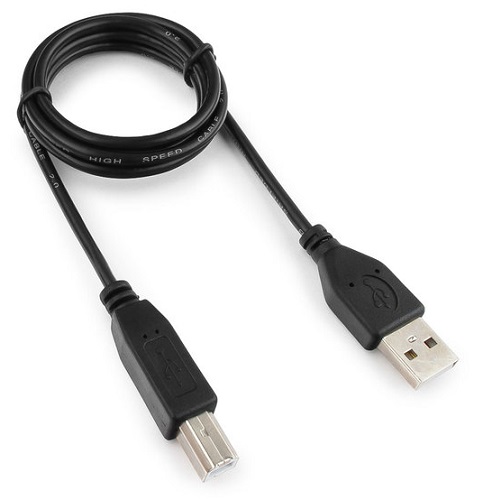 

Кабель интерфейсный USB 2.0 Гарнизон AM/BM 1 м, пакет, AM/BM