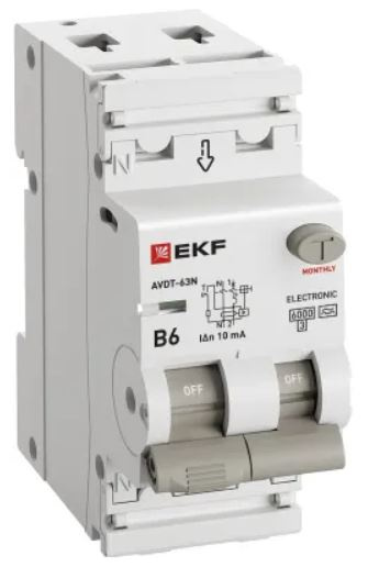 фото Автомат дифференциальный EKF D63N26EA6B10 в Челябинске