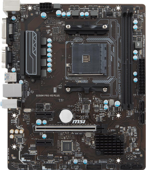фото Материнская плата mATX MSI B350M PRO-VD PLUS