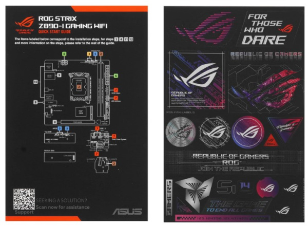 фото Материнская плата mini-ITX ASUS ROG STRIX Z890-I GAMING WIFI в Казани