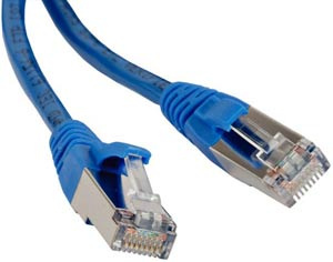 фото Кабель патч-корд F/UTP 5e кат. 2м Hyperline PC-LPM-STP-RJ45-RJ45-C5e-2M-LSZH-BL в Красноярске