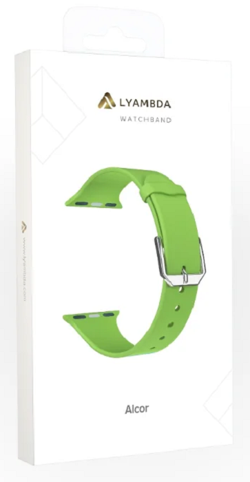 

Ремешок на руку Lyambda ALCOR DS-APS08C-44-GN силиконовый для Apple Watch 42/44 mm green, ALCOR