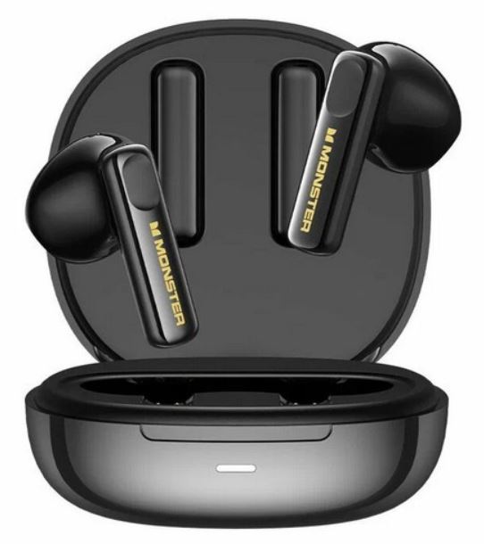 

Наушники беспроводные Monster N-Lite 209 MH22215 137260-00 TWS, чёрные, N-Lite 209 MH22215