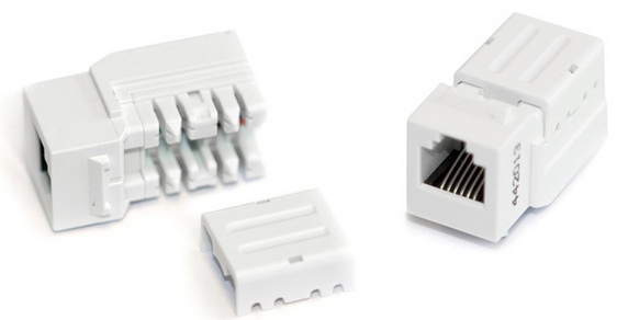 фото Вставка  Hyperline KJNE-6P6C-C2-90-WH в Екатеринбурге