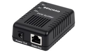 Сплиттер PoE Beward STS-01P IEEE 802.3 af (13 Вт), 1 порт, до 100 м, 5/9/12 В (DC), защита выхода питания от КЗ и перегрузки, защита от электростатики