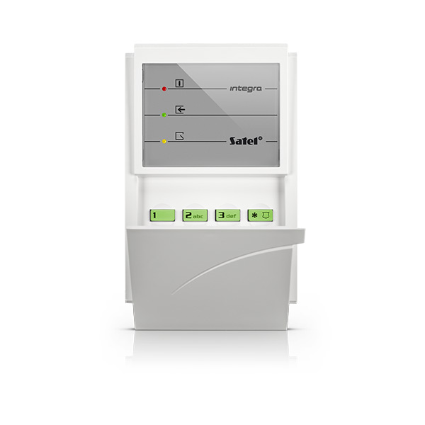 

Клавиатура SATEL INT-SZ-GR кодонаборная светодиодная для контроля доступа ПКП INTEGRA и CA-64, 3x2 индикатора, зеленая подсветка клавиш, INT-SZ-GR