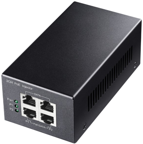 

Инжектор Cudy POE220 2 Channel 30W Gigabit PoE+/PoE, 2 x 30W Power Supply, 802.3at/802.3af Standard, Data and Power Carried over The Same Cable Up to, POE220